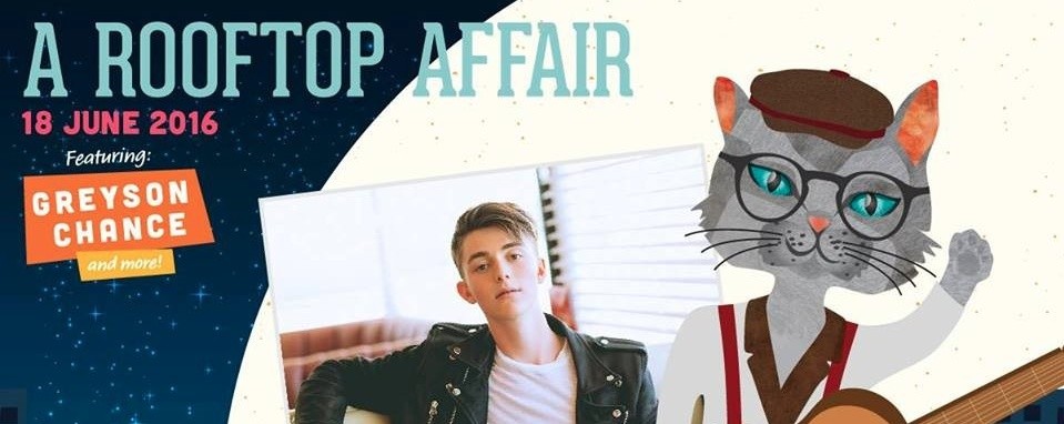 A Rooftop Affair - Greyson Chance LIVE in Singapore